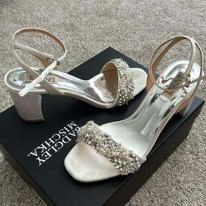 Badgley Mischka Clara embellished sandal